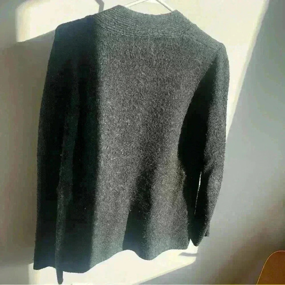 Zara Women’s Knit Grey Open Cardigan Cabincore Sweater Small 8 - Picture 5 of 7